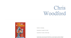 Desktop Screenshot of chriswoodford.com